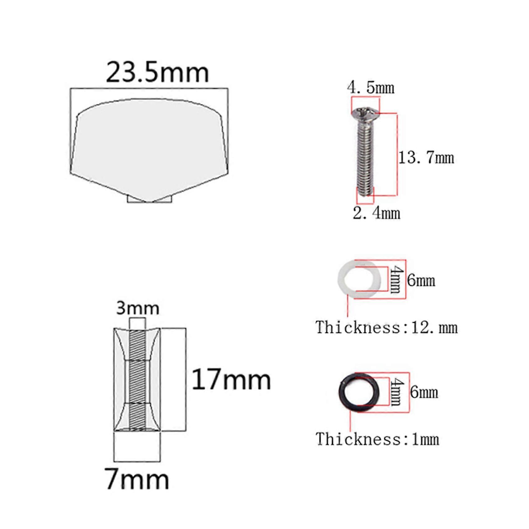 18 Pcs Guitar Tuning Peg Buttons, Tuning Pegs Knobs Machine Heads Buttons for Guitar