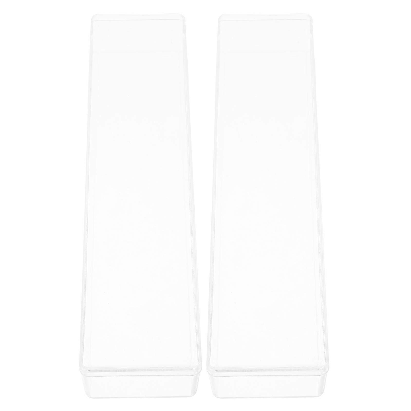 Universal Harmonica Acrylic Storage Box for Protection with 2Pcs Clear Case