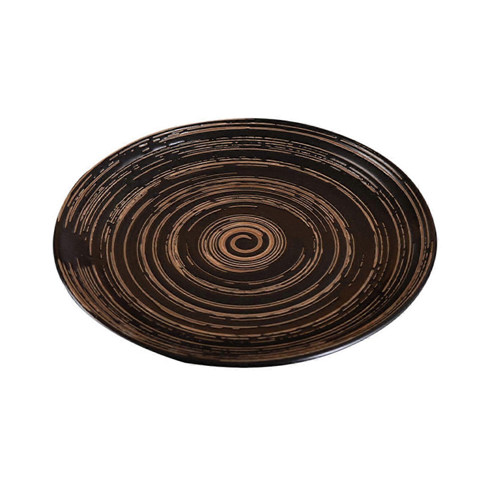 Ceramic Dinner Plates 20.5cm Round Lightweight Stackable Durable Service Dish for Pasta Steak Party