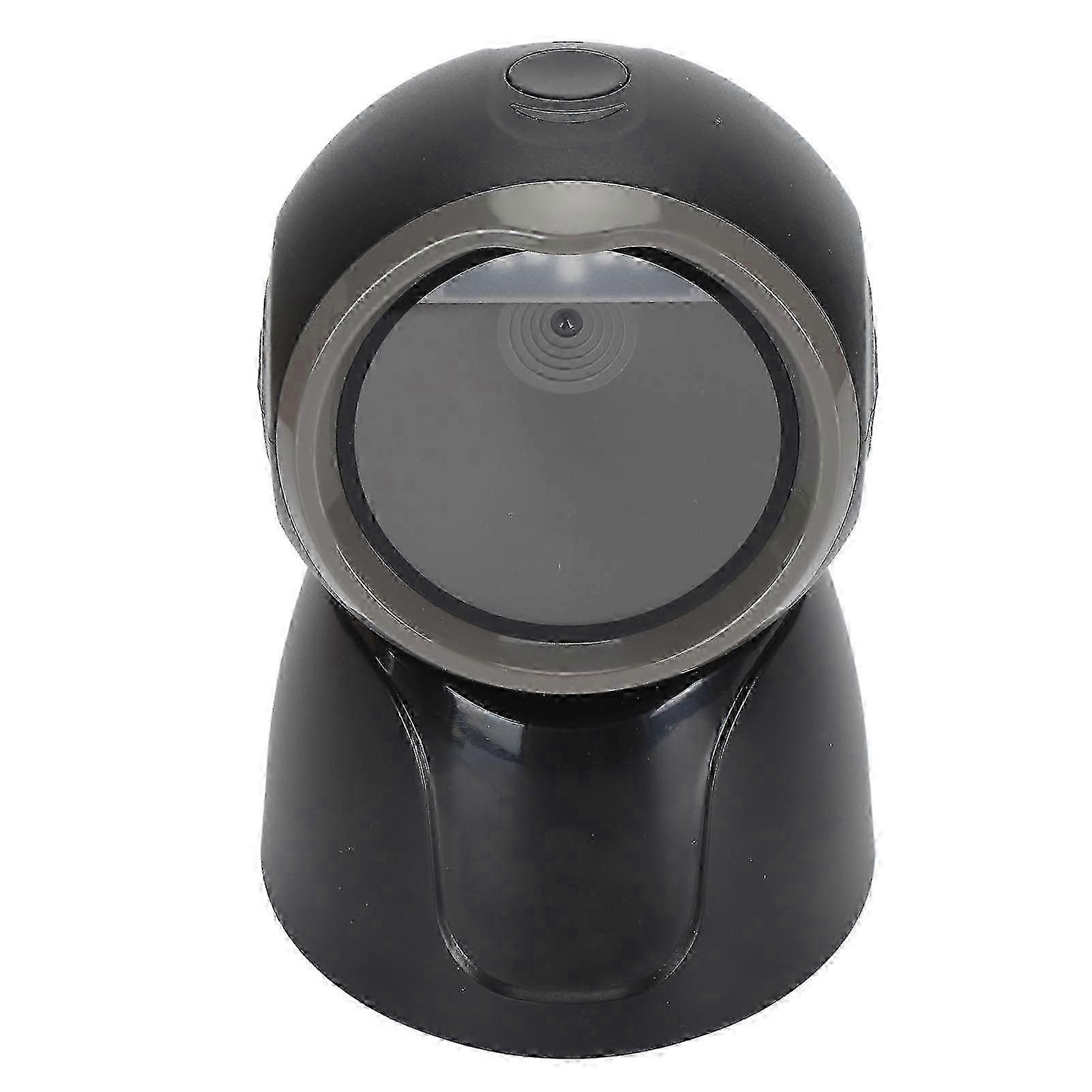 2026 1D 2D QR Desktop Barcode Scanner Omnidirectional Hands Free Automatic USB Barcode Reader Scanner QR Barcode Reader for Banks f74