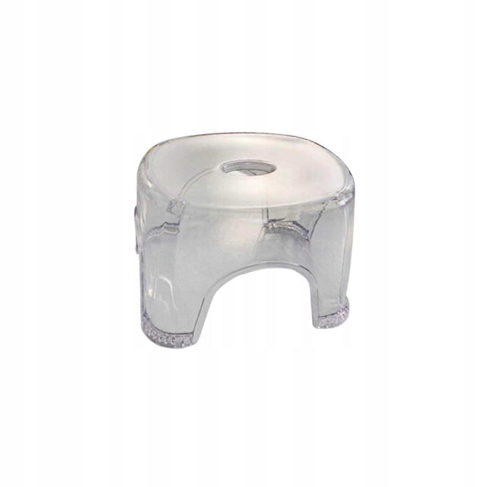 2026 Acrylic Shower Stool Shoe Changing Stool 21cm Height Clear Stable Small