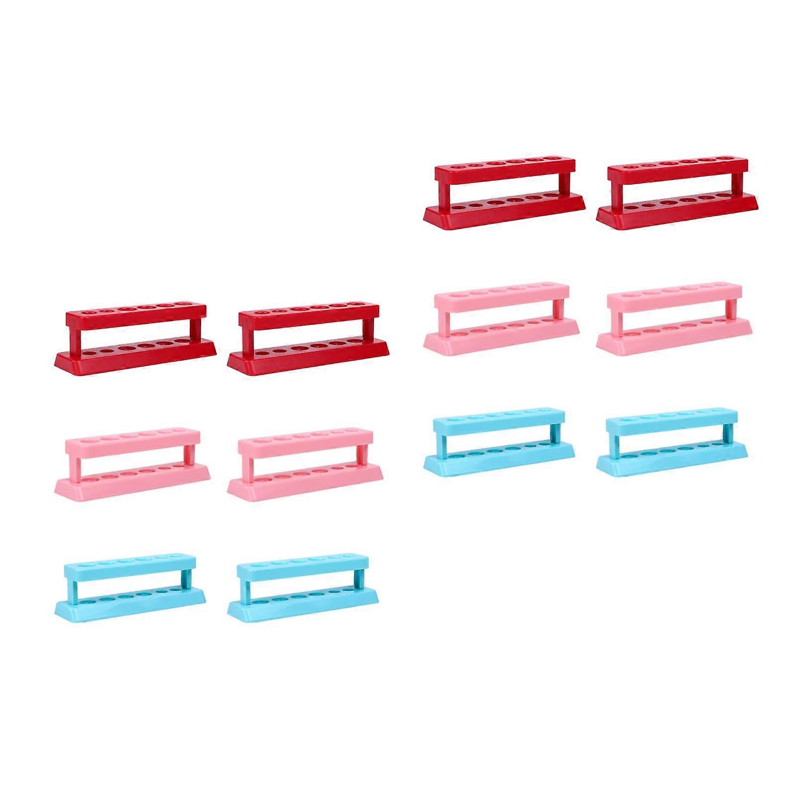 Plastic Test Tube Rack For School And Laboratory Use With 12 Pcs Assorted For Home Users With Storage Functionality