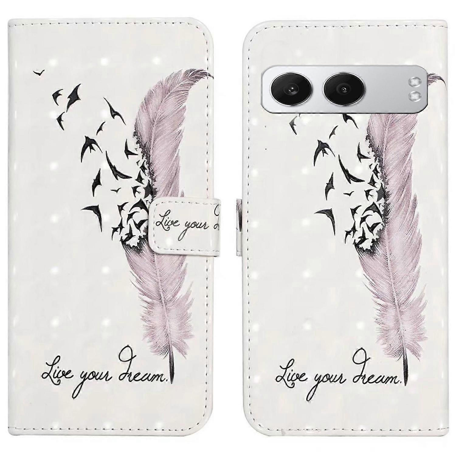 For OnePlus Nord 4 Case 3D Creative Pattern PU Leather Stand Phone Cover