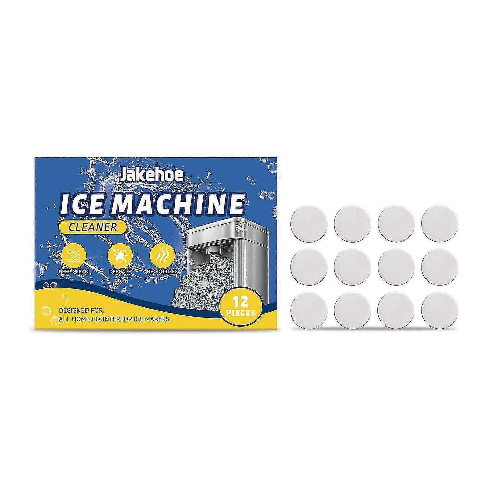 SQLX Ice Machine Cleaning Tablets Powerful Ice Maker Machine Scale Stain Maintenance Cleaning Effervescent Tablets Hk