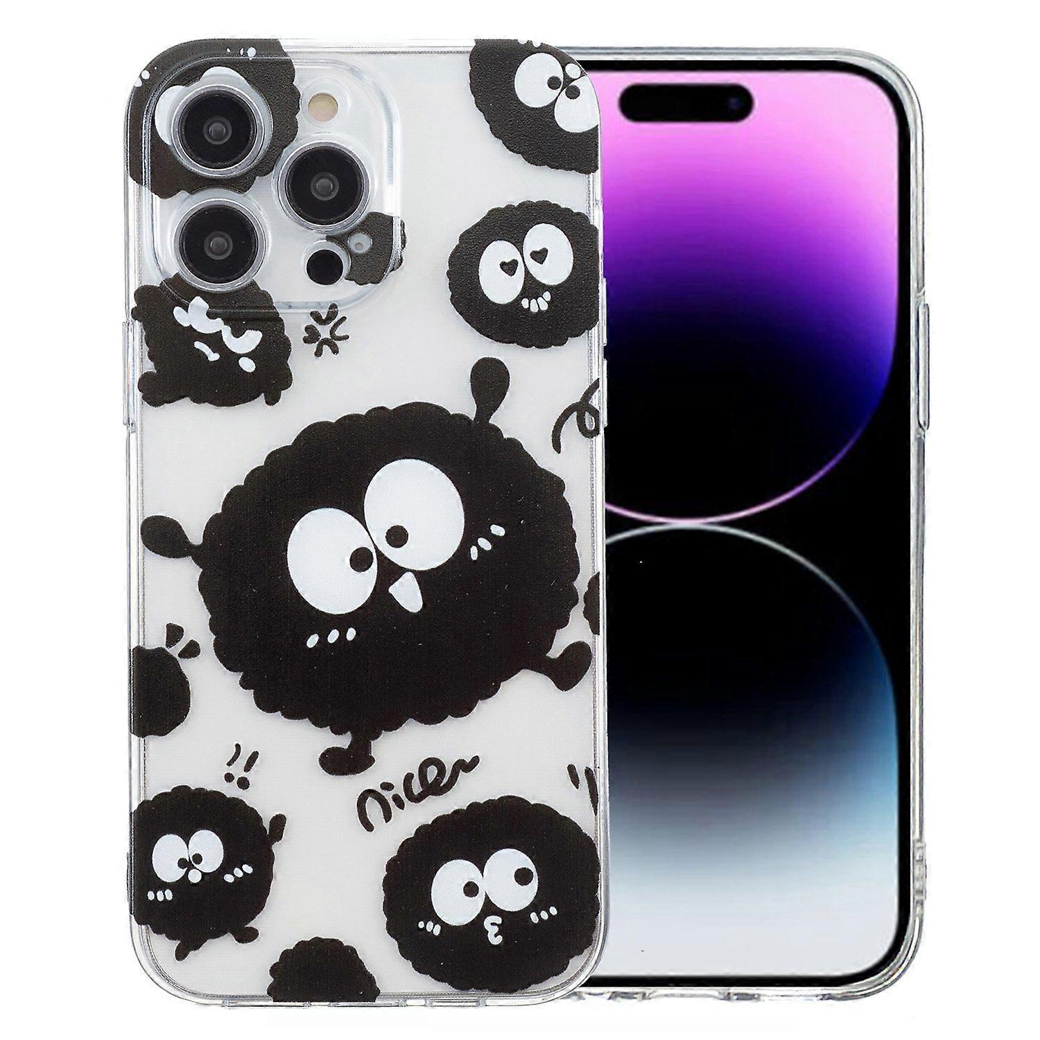 For iPhone 14 Pro Max Case Pattern Printing TPU Slim Phone Cover
