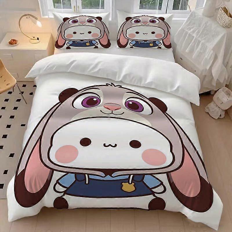 3pcs Judy One Two Duvet Cover Set - Soft Comfortable