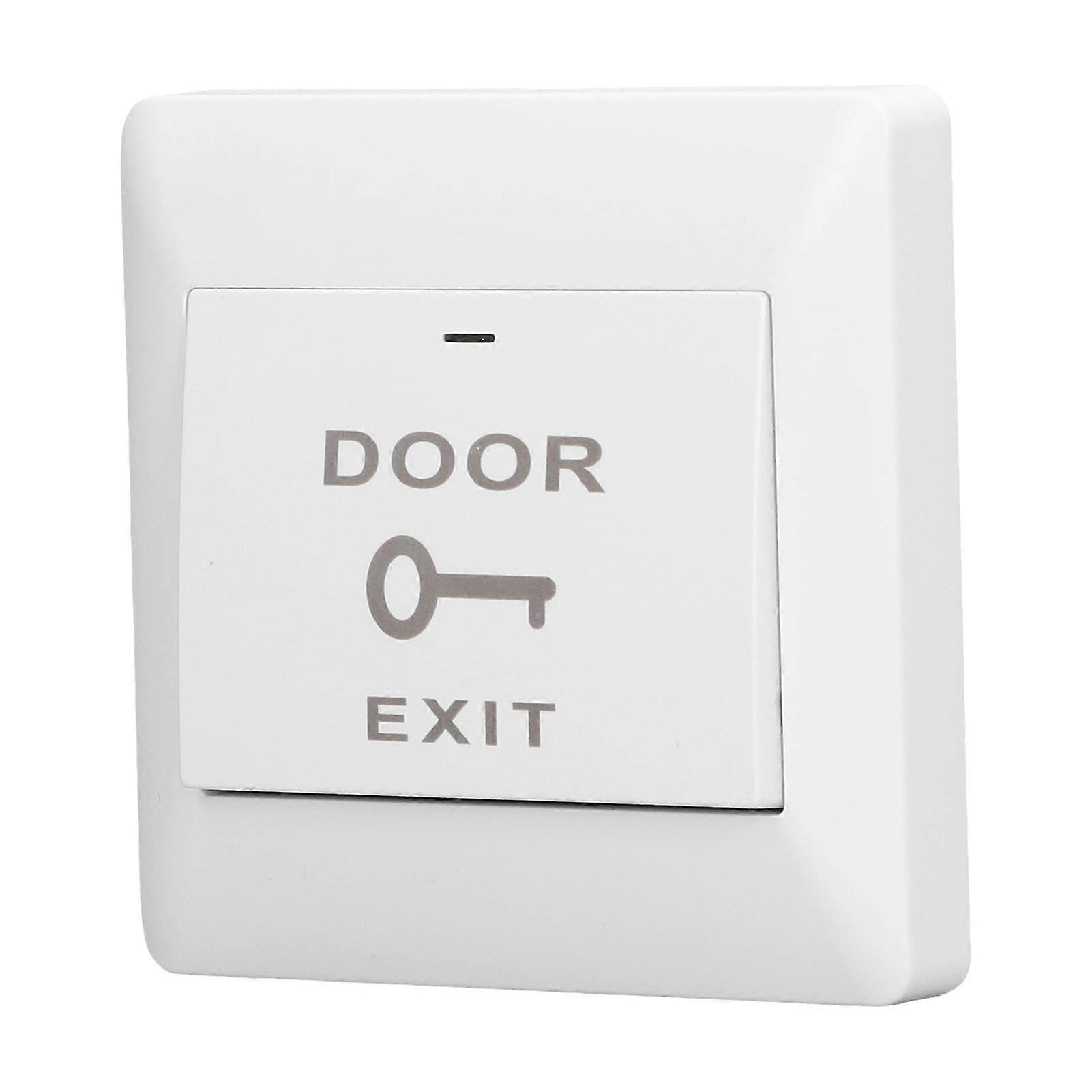 Smart Door Access Control with WiFi Push to Exit Button, 12V Keyless Remote Unlock for Home and Office