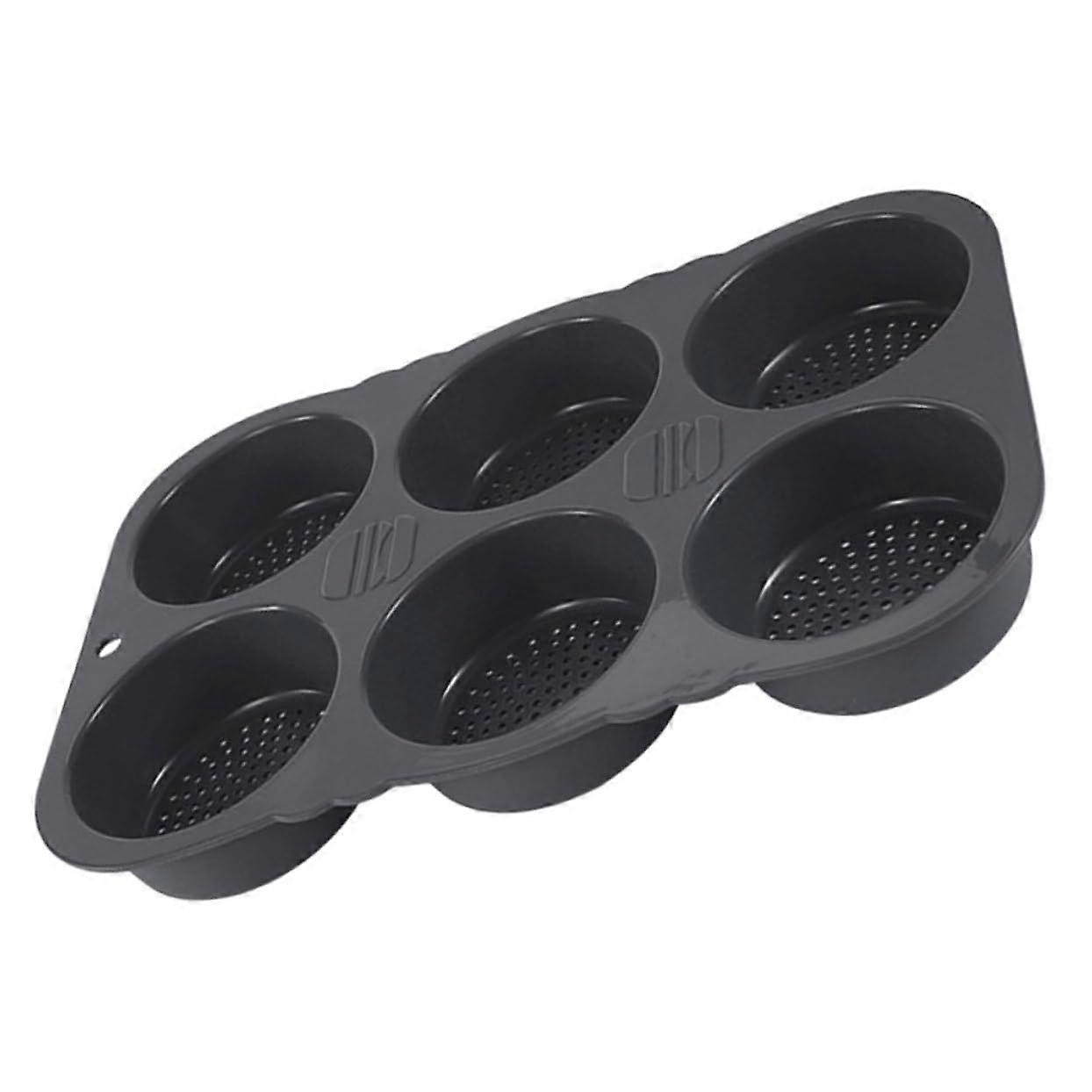 Silicone Burger Mold and Bread Mold NonStick MultiGrid Design for Easy Baking and Demoulding