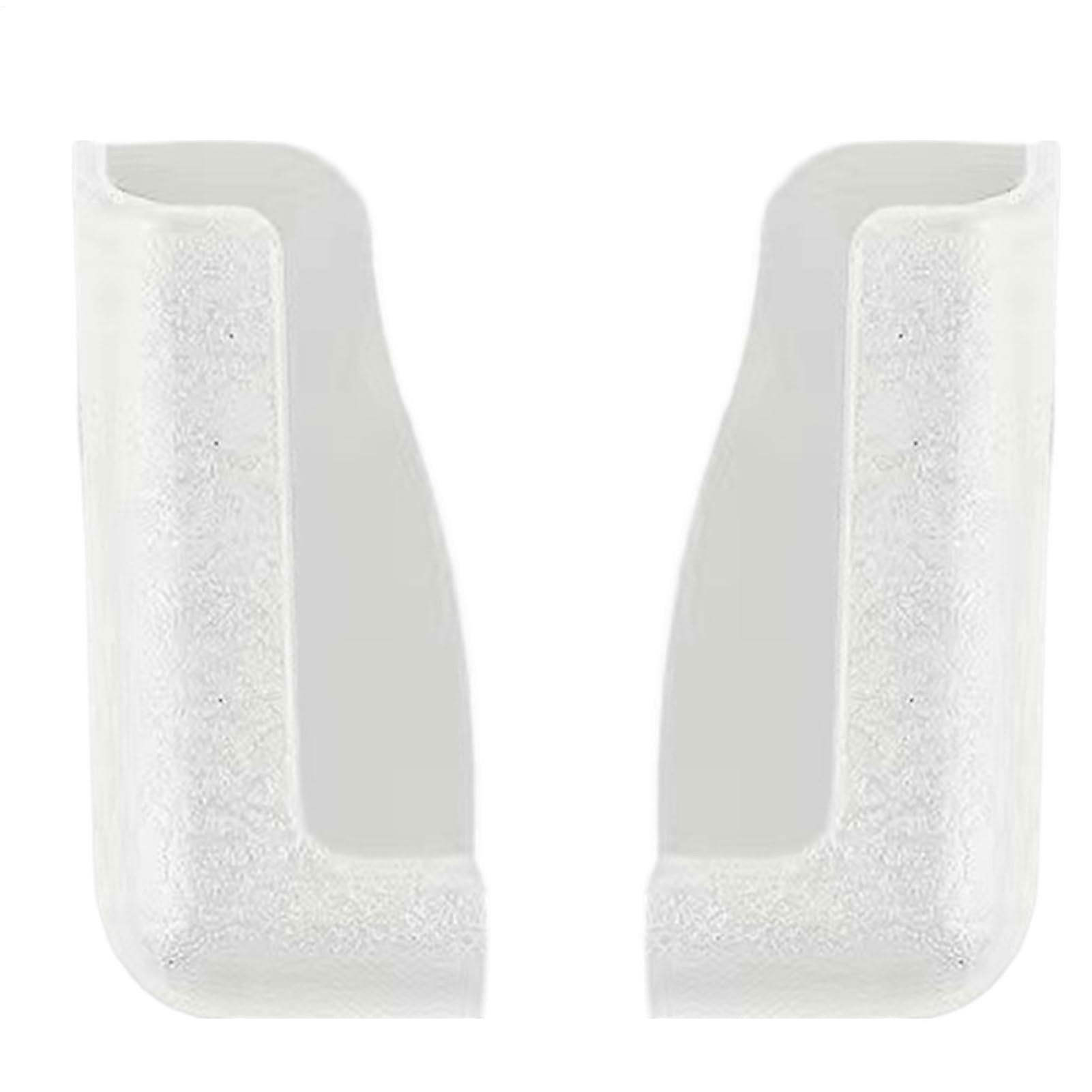 Car Phone Holder Back Seat Mount with Secure Adhesive, Shockproof AntiScratch Universal Fit White