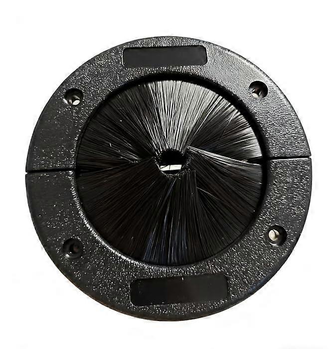 Raised Floor Brush Cable Grommet with Split Design for Data Center Floors, Dust Blocking 1 Pack