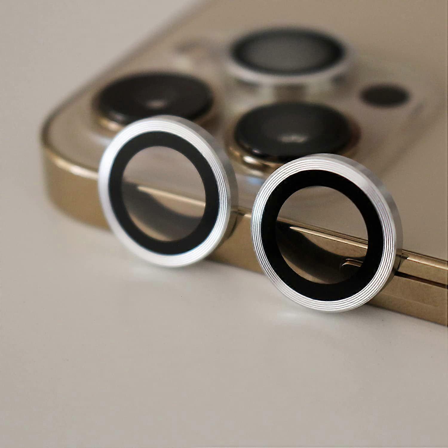 iPhone 13 Pro Max Camera Lens Protector - Silver Color