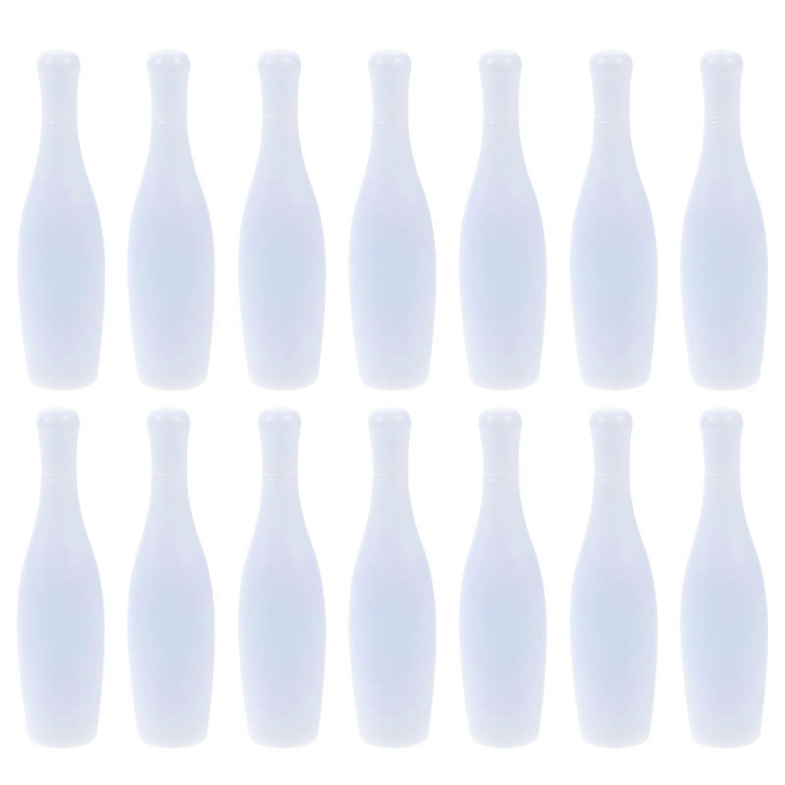 20Pcs Table Bowling Pin Accessory Mini Bowling Pin Plastic Small Bowling Pin Replacement Bowling Pin