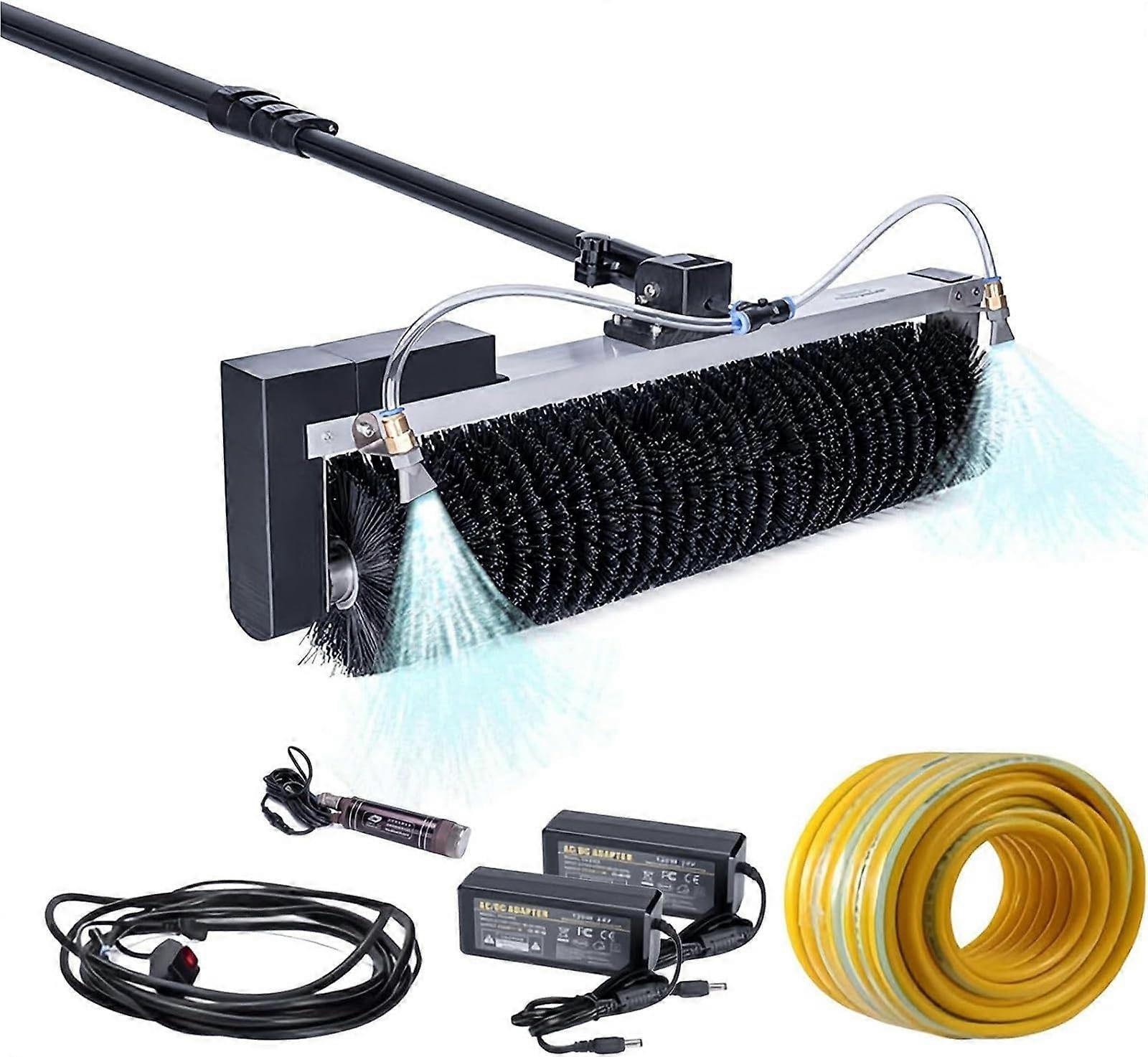 Electric Solar Panel Cleaning Brush with 360°