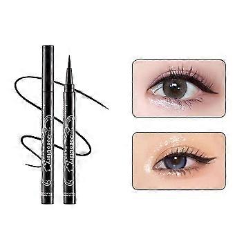 Liquid Slim Eyeliner Waterproof Smudge Proof Ultra Fine Tip Easy Makeup For Beginners