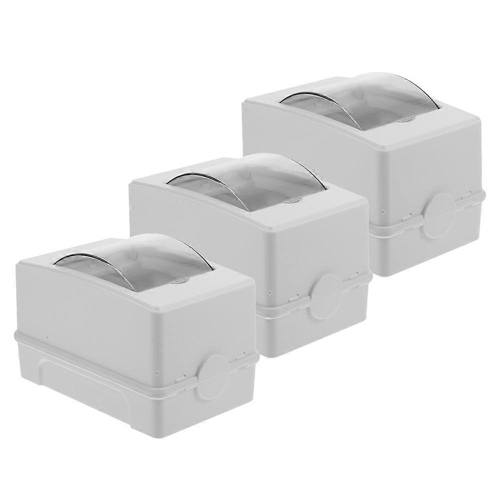 Circuit Breaker Protection Box Electrical Distribution Box for Charging Distribution 3Pcs