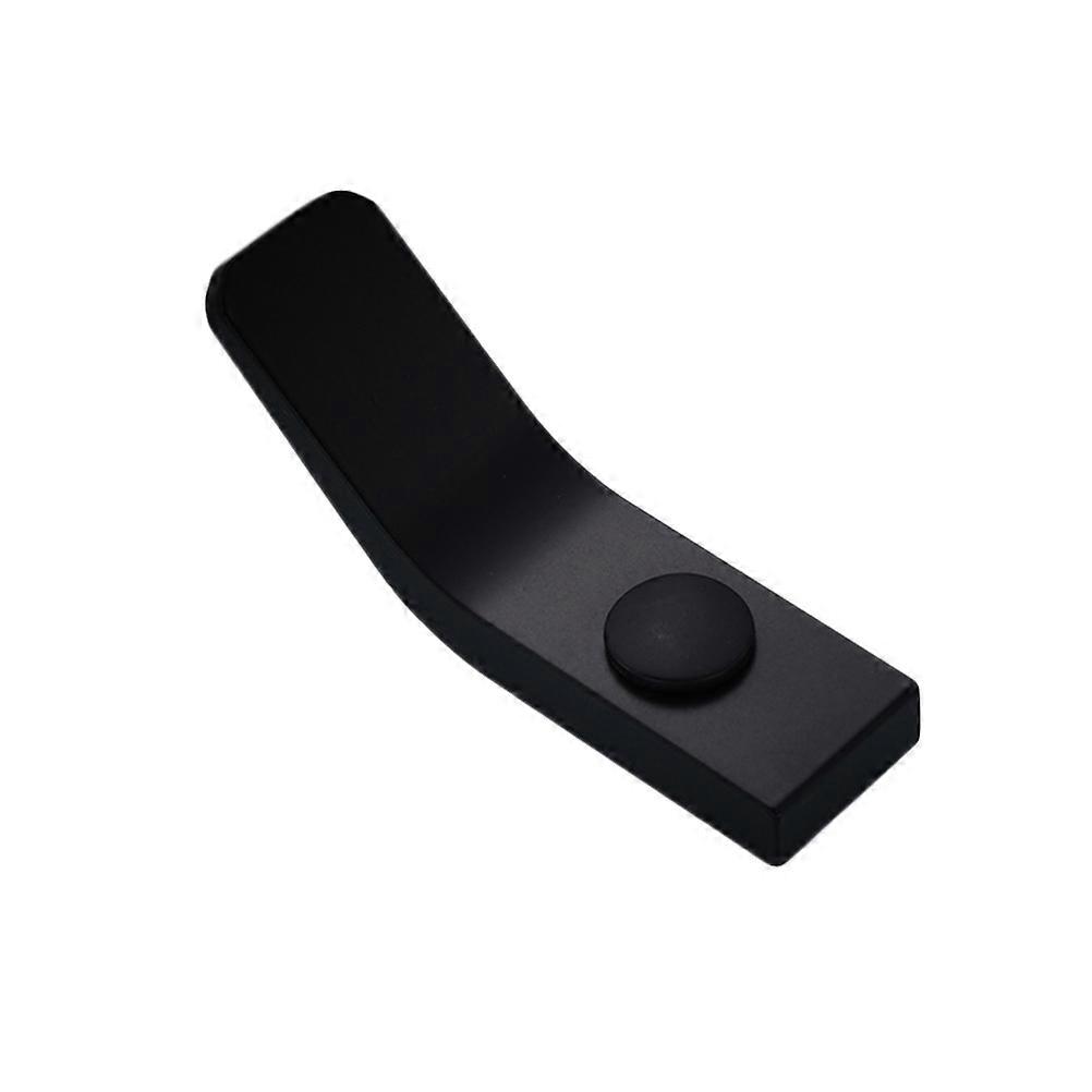 Black Aluminum Clothes Wall Hook for Hanging Items 3Pcs Multifunctional Hanger