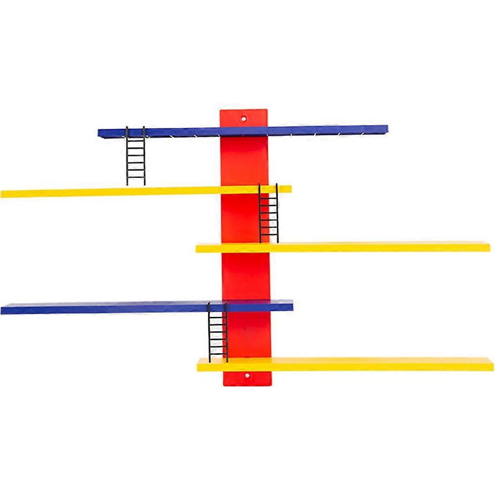 Wall Hanging Figurine Rack for Pen Compact ABS Plastic Storage Rack