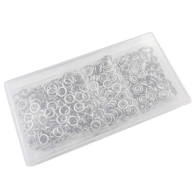 150 Sets Snap Button 9.5Mm Metal Silver Snaps Buttons