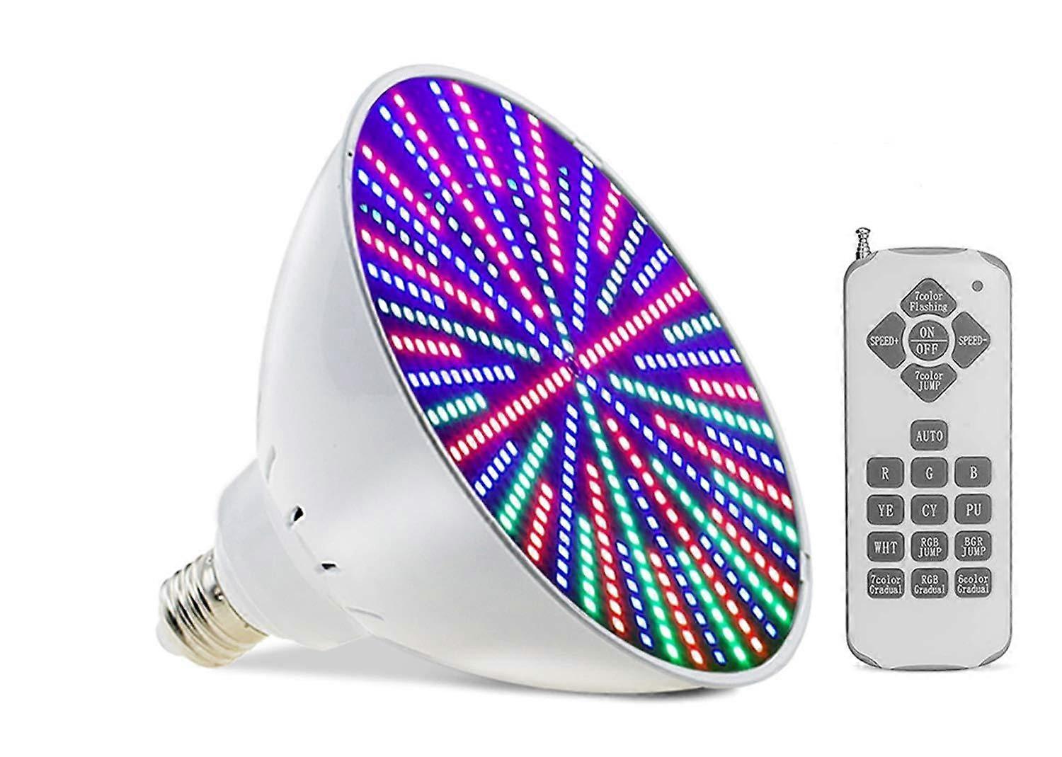 12V LED Color Changing Pool Light Bulb with Remote and Switch Control, E26/E27 Socket Compatible