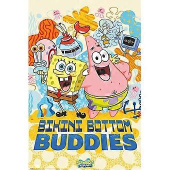 Quebra-cabeça de madeira BOB ESPONJA - AMIGOS - 85998 -A1626