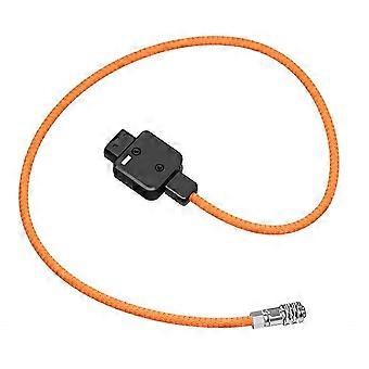 DT-BMD D-Tap auf 2-Pin BMPCC Stromkabel, 60 cm, 180° drehbar, mit geflochtenem Kabel für Blackmagic Pocket Cinema Camera 4K 6K
