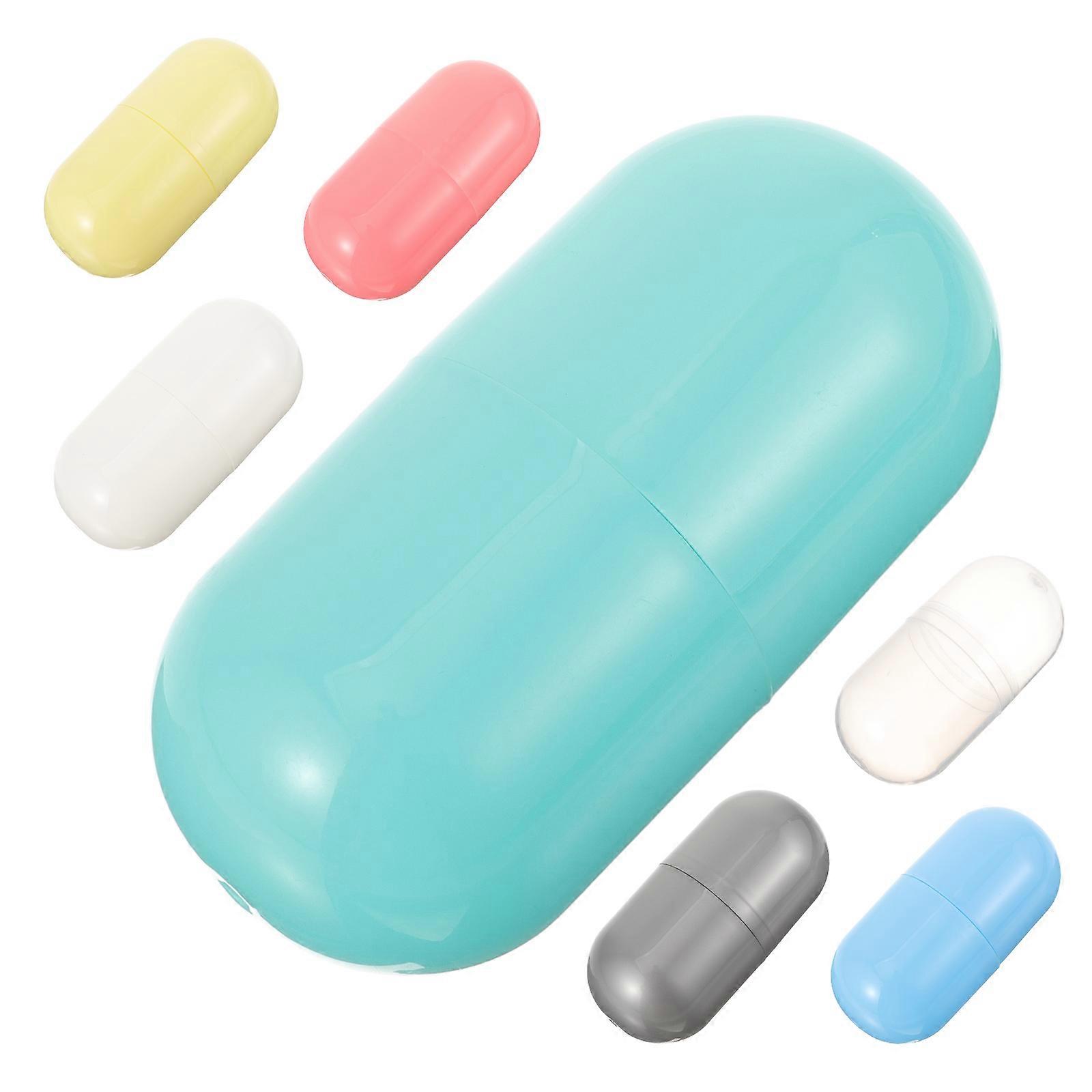 Fillable Capsule Shell Toys Plastic Storage Boxes for Easter 7Pcs Set