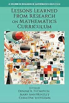 Lessons Learned From Research On Mathematics Curriculum - Emerald Publishing Ltd - Paperback - en Book