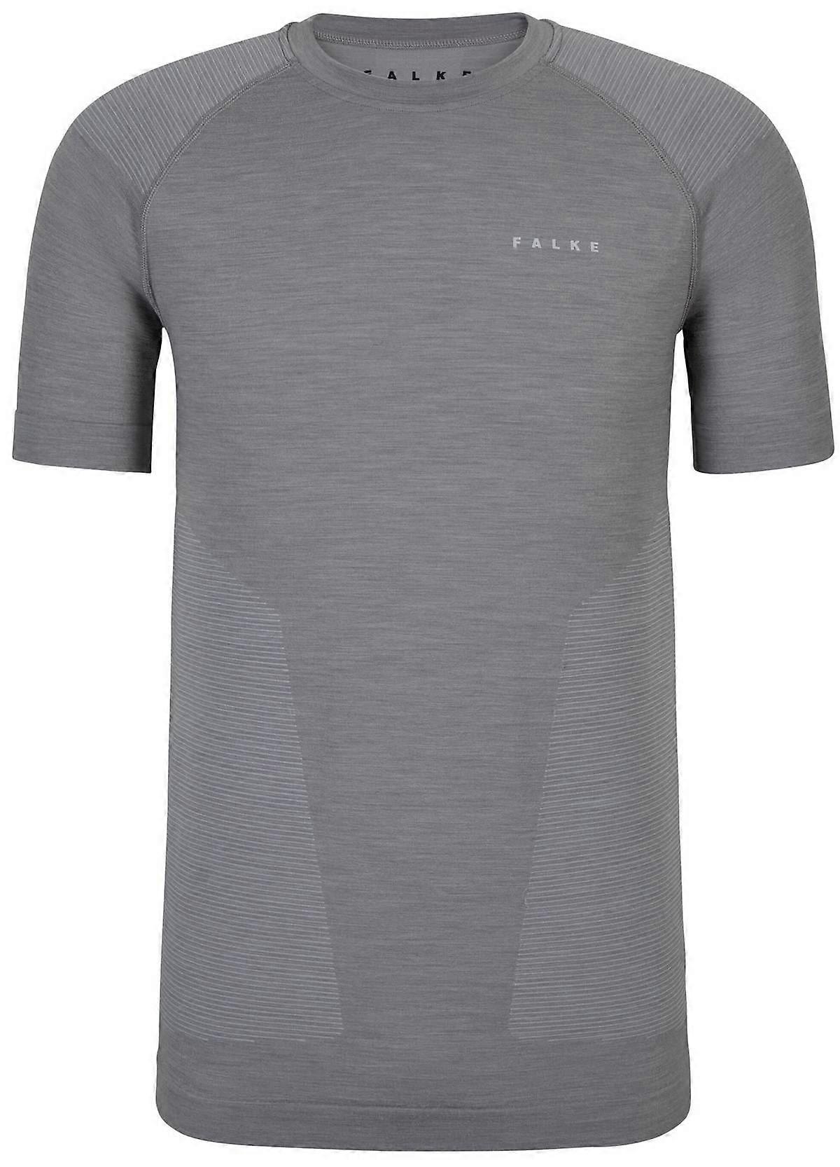 Falke Wool Tech Light Protective T-Shirt - Grey Heather