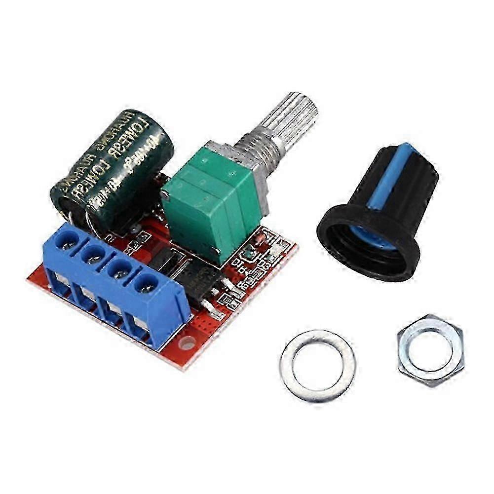 PWM DC Motor Governor 5V-35V Speed Switch 5A Switch Function LED Dimmer