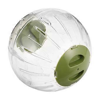Balle de course de hamster transparente : grande roue de sport silencieuse pour hamsters nains Gerbilles petits animaux en plastique animal de compagnie jouet d’exercice accessoire