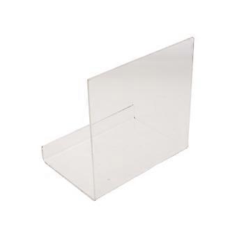 Puzzle Lid Stand - Acrylic L Shaped Puzzle Box Lid Support Stand With Baffle - Clear Book Display Holder Organizer For Recipe Instruction Reading