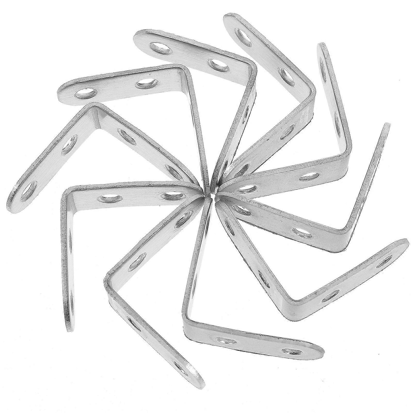 10pcs 90 Degree Corner Brace Corner Brackets Small Shelf Brackets Right Angle Brackets
