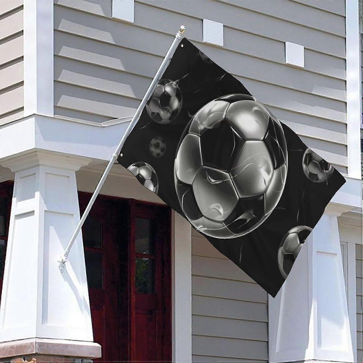 Flag Duty Fodbold Sort Flag YF0337