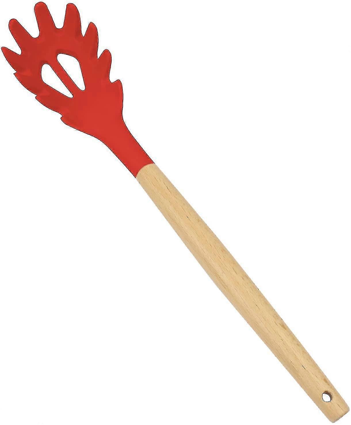 Silicone Pasta Fork (12"),(red) 12*2.7