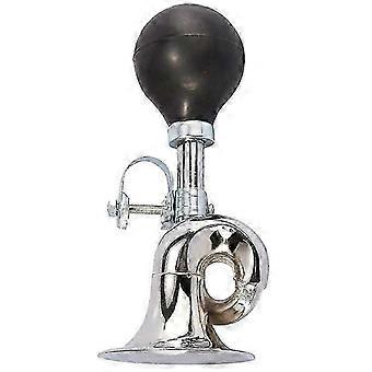 Tromba Corno Retrò Clown Corno Classico Vintage Metal Twist Altoparlante Sirena Hooter Lumaca Air Horn per veicoli Biciclette Golf Cart1pcssilver
