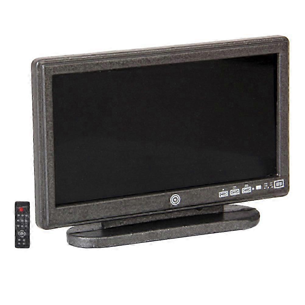 Doll House Mini Flat Screen TV Model for Decor 1Set