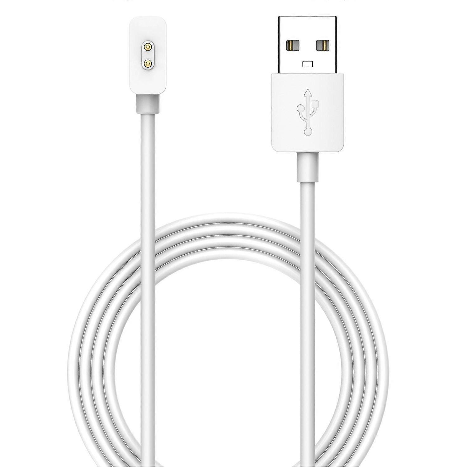 For Xiaomi Smart Band 8 Active USB Port 1 Meter Smart Watch Charging Cable White