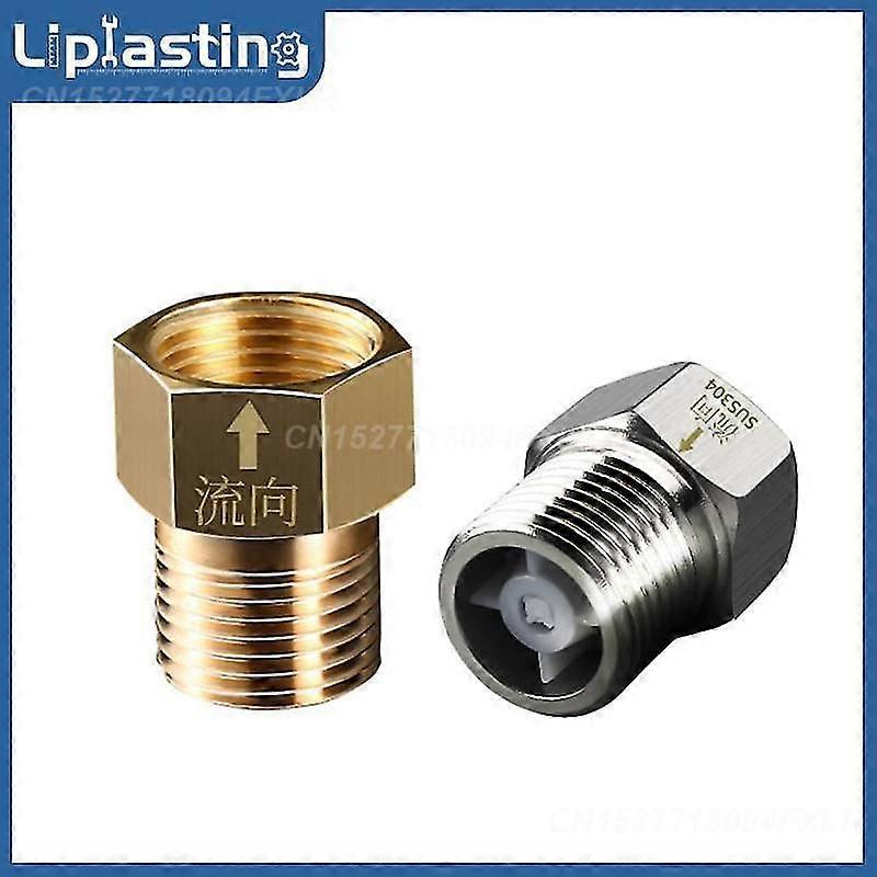 Spring Check Valve One-way Type For  Water Heater Non-return Valve Precise Threaded Interface