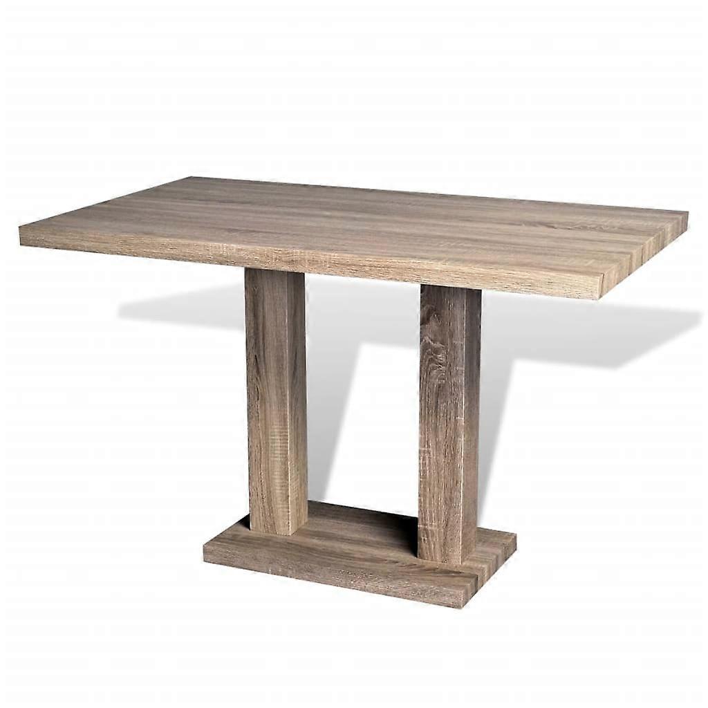 vidaXL Eettafel eiken-look MDF 