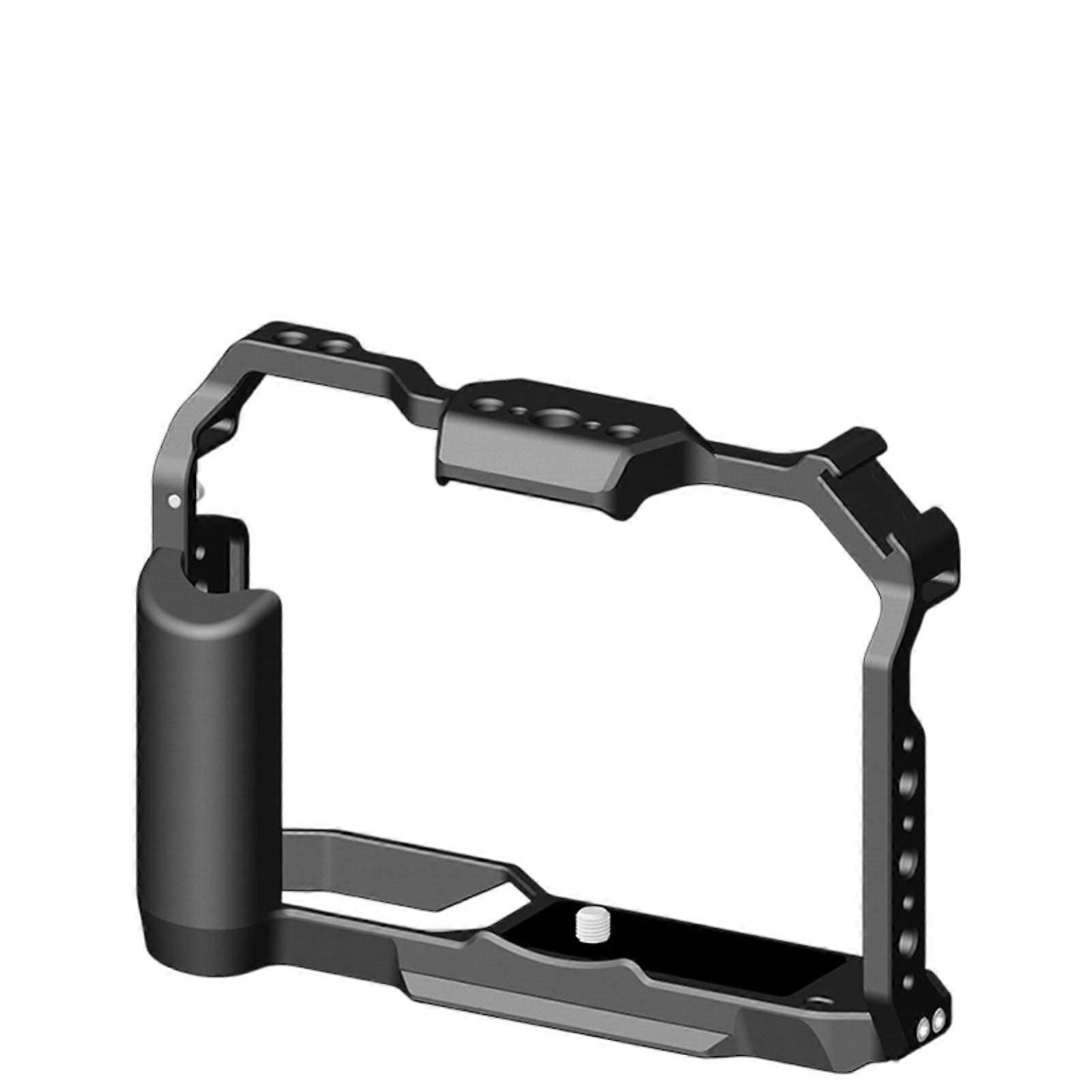 Camera Cage with Hand Grip Multi-Mounting Stabilizing Accessory with Handgrip