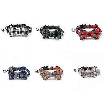 Soft Dog Collar | Stylish Fabric Plaid - Perfect for Comfort and Style for Your Four-Legged Companion!