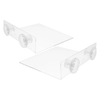 2pcs Parrot Window Perch with Suction Cup Adjustable Height Bird Stand for Parakeets Portable and Easy to Clean for Indoor and Outdoor Use