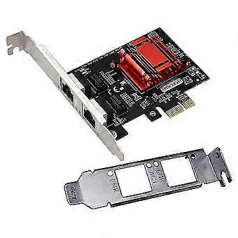 Dual-Port PCI Express Gigabit Ethernet Network Card 1000M LAN Adapter 82576