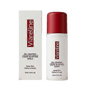 45ml Oil Control Liquid Blotting Facial Spray, Instant Oil Absorbing Matte Setting Mist with HA &amp; Glycerin, Portable Travel Refreshing Spray for P
