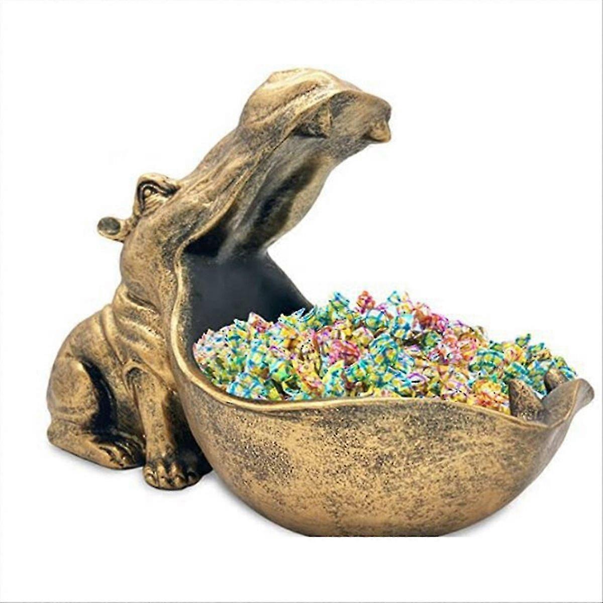 Figurine compatible with Office Desk & Entry Table Decor,Gold