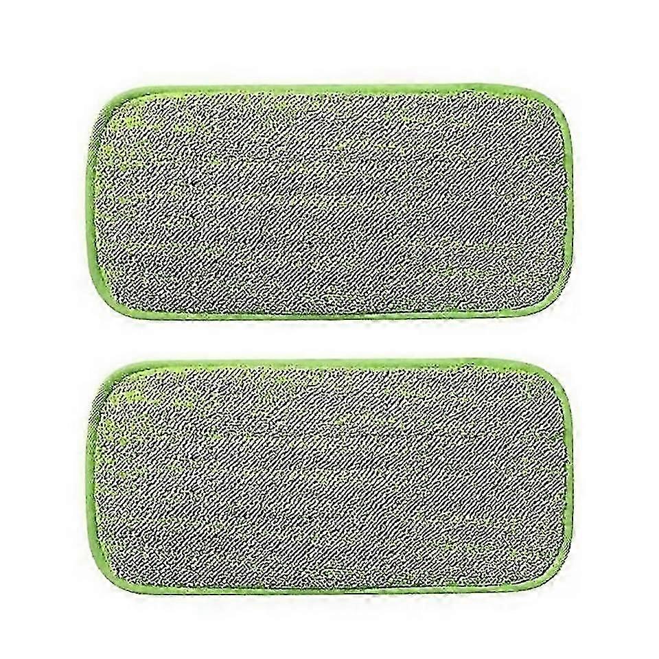 2 Pack Wet Jet Compatible Mop Pad Refills Reusable Washable Microfiber Mopping Pads