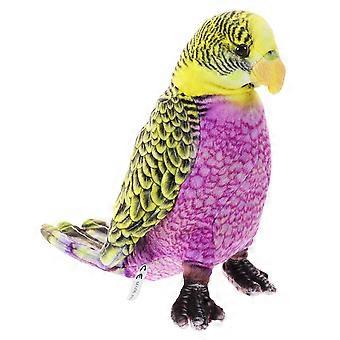 Gold Macaw Parrot Plush Doll for Decor Cute Purple Stuffed Toy