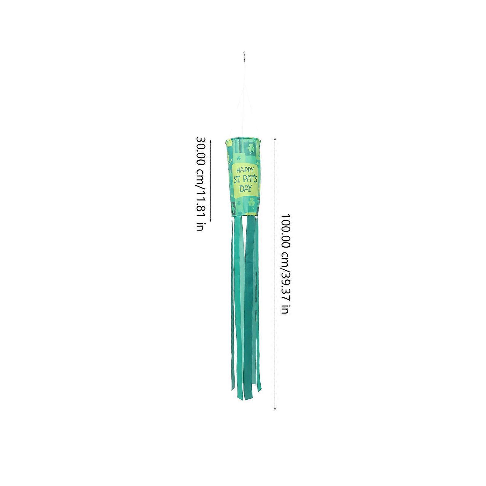 Outdoor Windsock for Decor St. Patrick's Polyester Flag