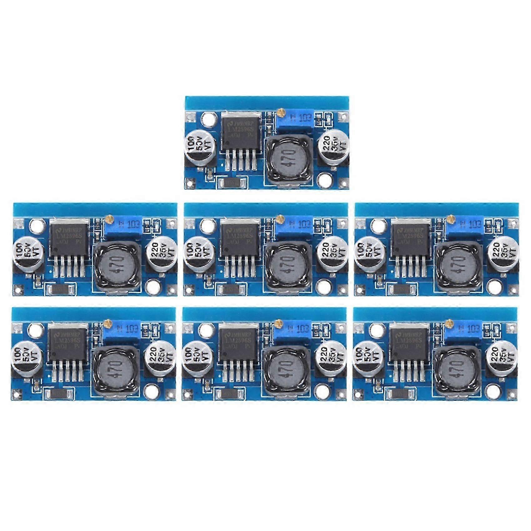 7PCS LM2596S DC-DC Step Down Power Supply Module 3A Adjustable Step-Down Module 1.5-35V Power Supply Step Down Module
