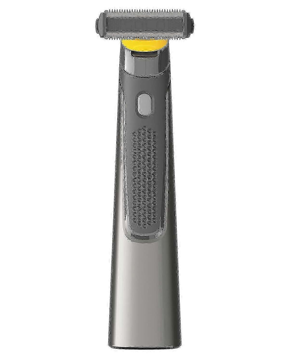 MicroTouch SOLO Titanium Rechargeable Precision Beard & Body Razor 3 Combs USB Waterproof